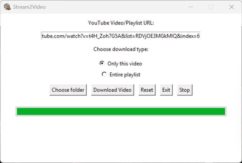 Stream2Video